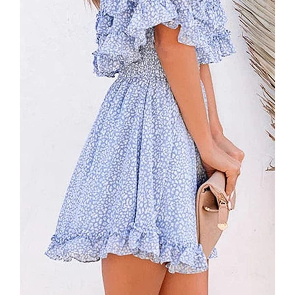 2XL flounce Off the Shoulder dress - Picture 2 of 8